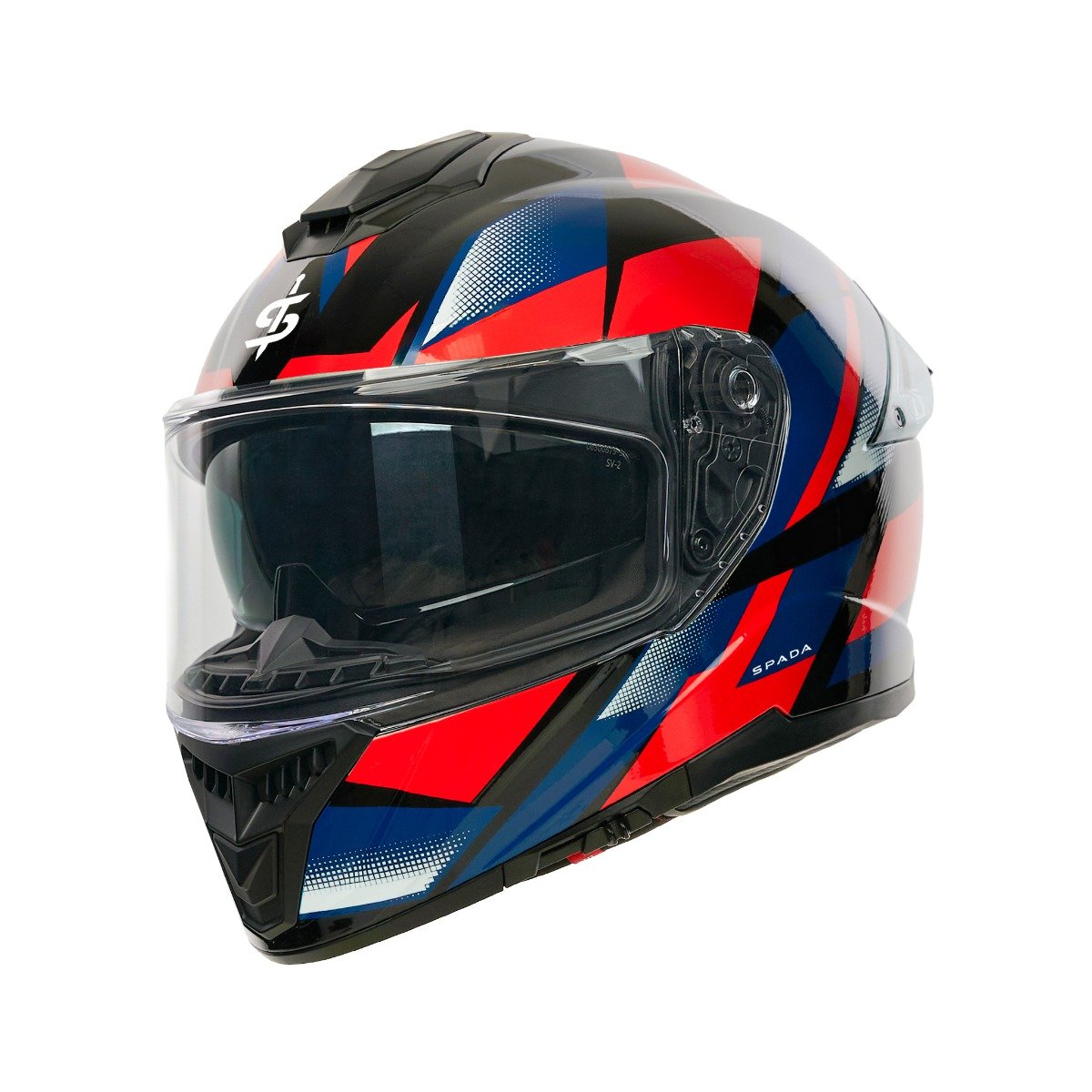 Spada Blade Sabre Black/Blue/Red Helmet - Image 2