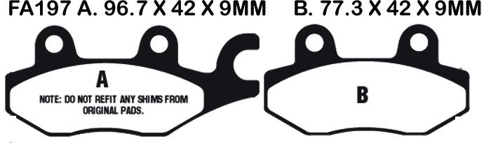 EBC Brake Pads SFA197