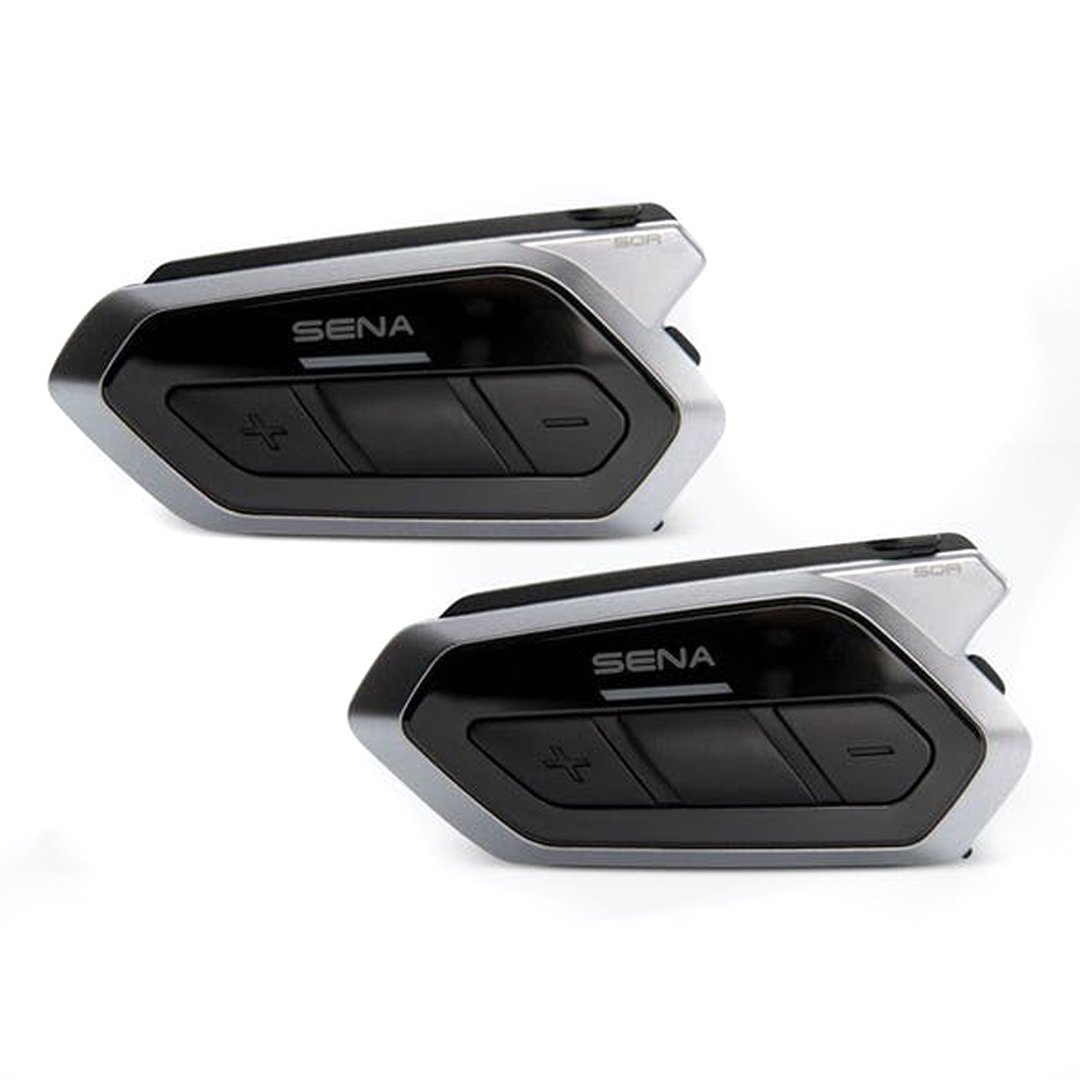 Sena 50R-02D Motorcycle Bluetooth Mesh Communication System Dual Pack