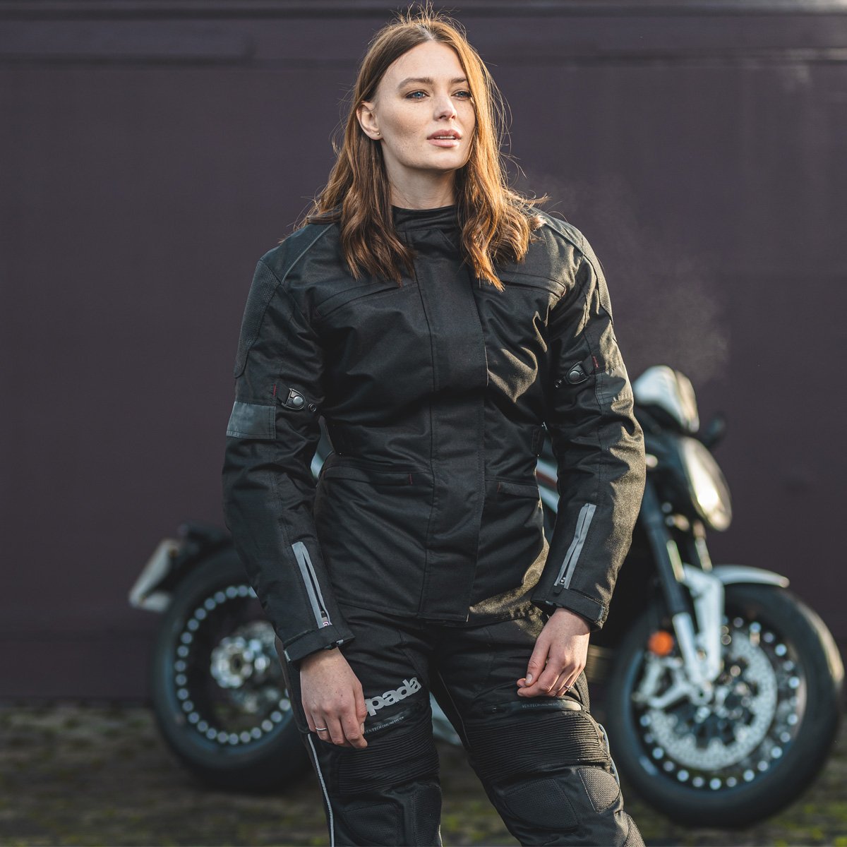Spada Barn Q CE WP Ladies Jacket Black - Image 4