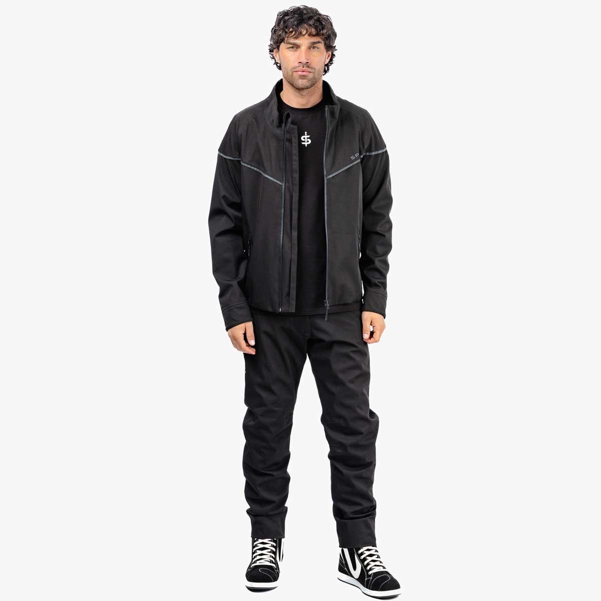 Spada Dash CE Mens Jacket Stealth Black - Image 5