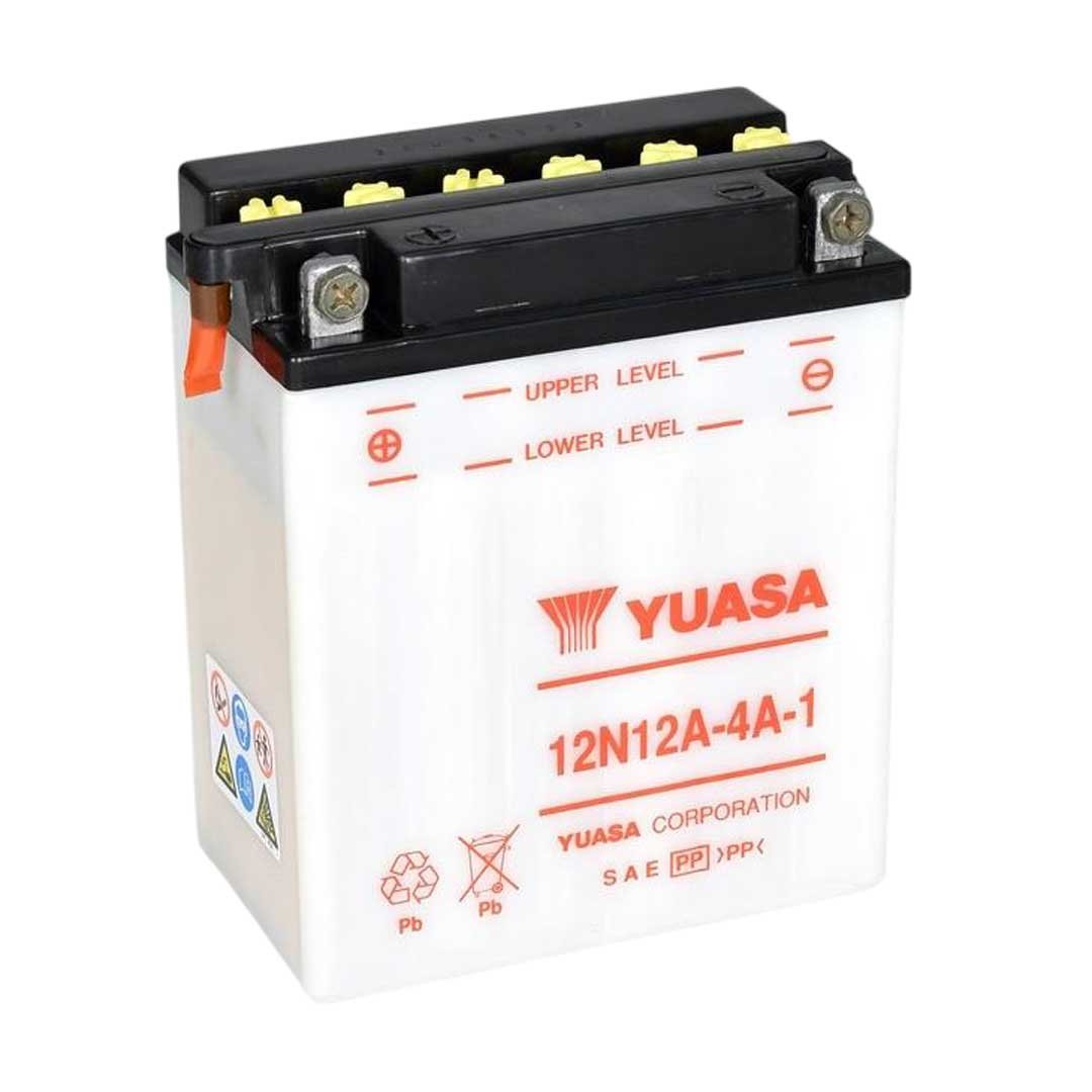 Yuasa Batteries 12N-12A-4A-1 (CP) With Acid