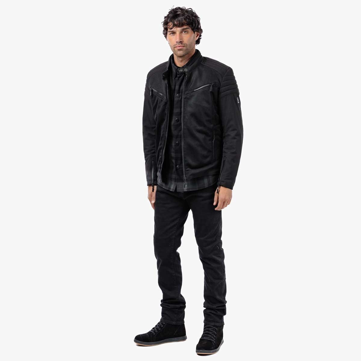 Spada Cafe Air CE Jacket Black - Image 4