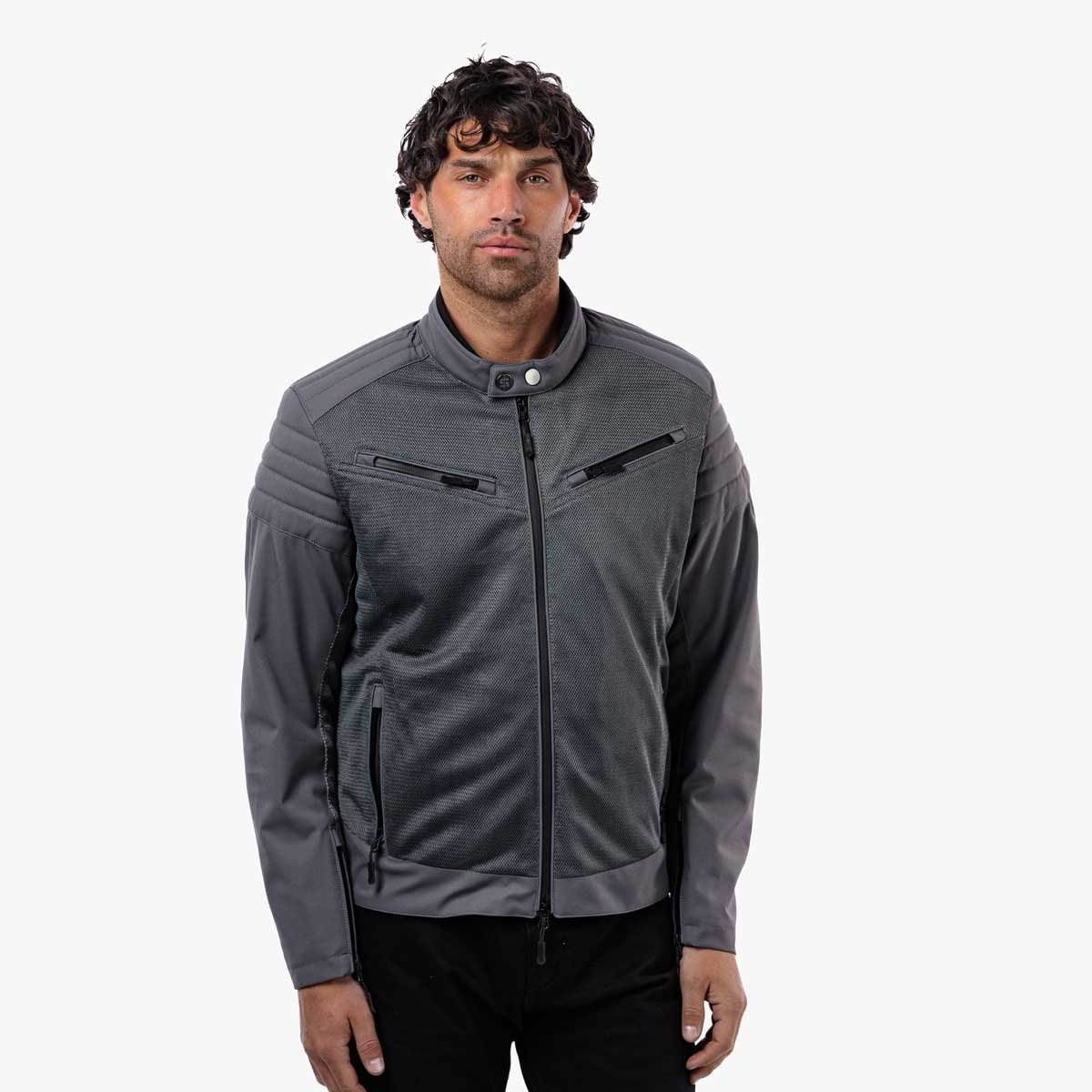 Spada Cafe Air CE Jacket Ultimate Grey - Image 8