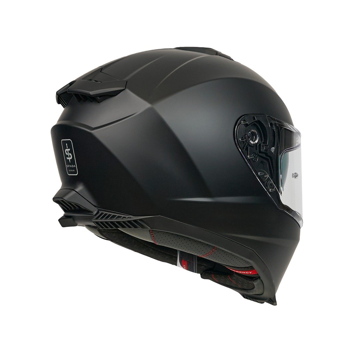 Spada SP18 Matt Black Helmet - Image 6