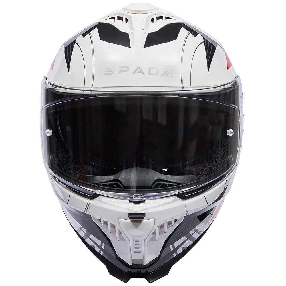 Spada SP18 Strike White/Black/Red Helmet - Image 2