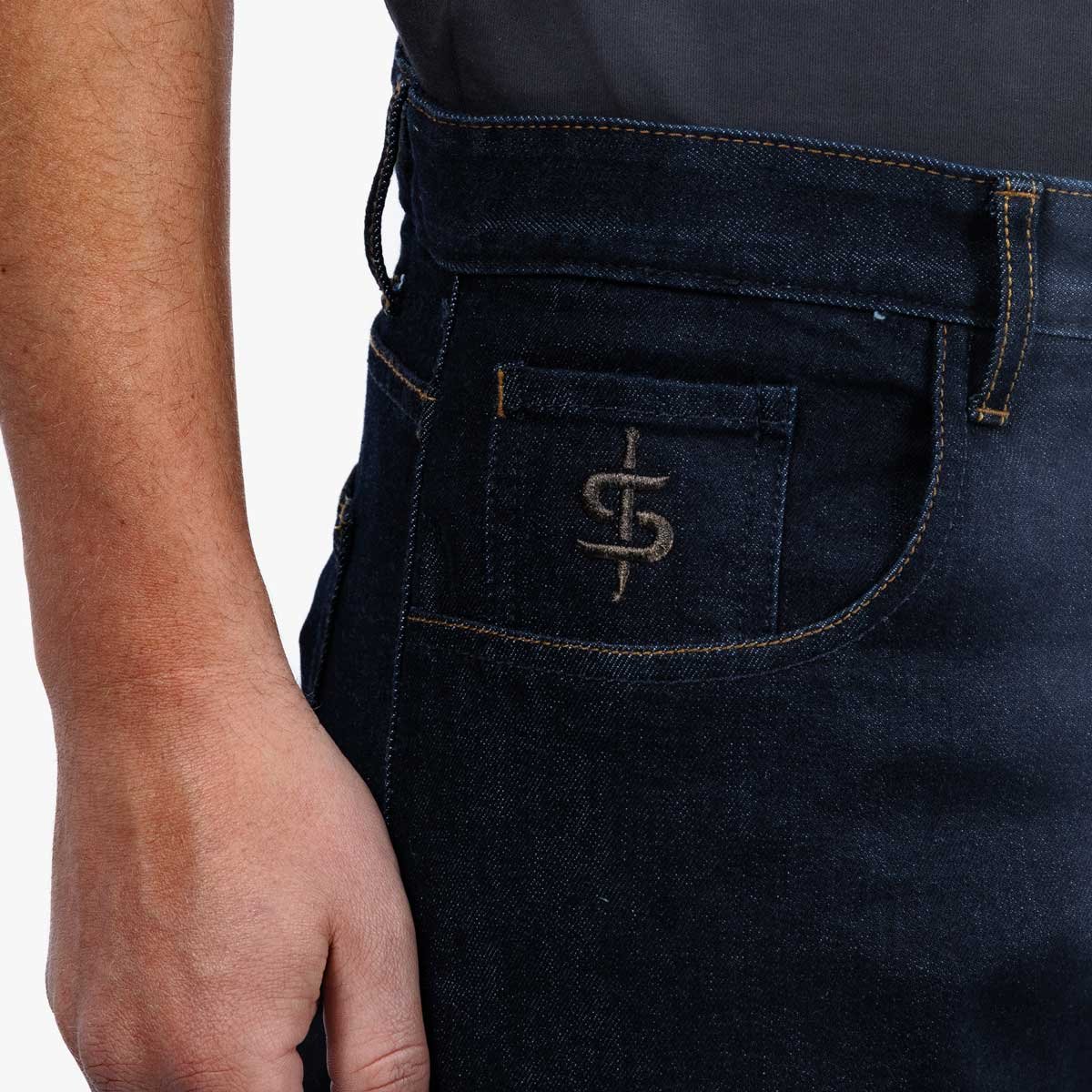 Spada Drifter CE Mens Jeans Rinse Indigo - Image 3