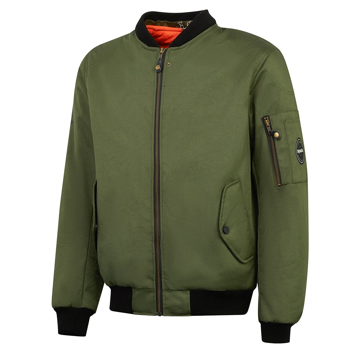 Spada Airforce 1 CE WP Bomber Jacket Olive - Image 2