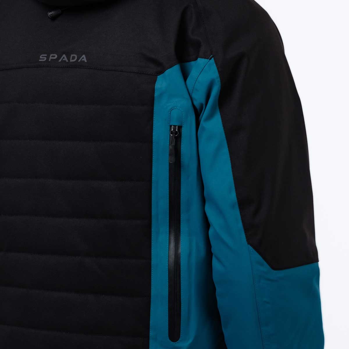 Spada Tino CE WP Quilted Jacket Black/Coral - Image 7
