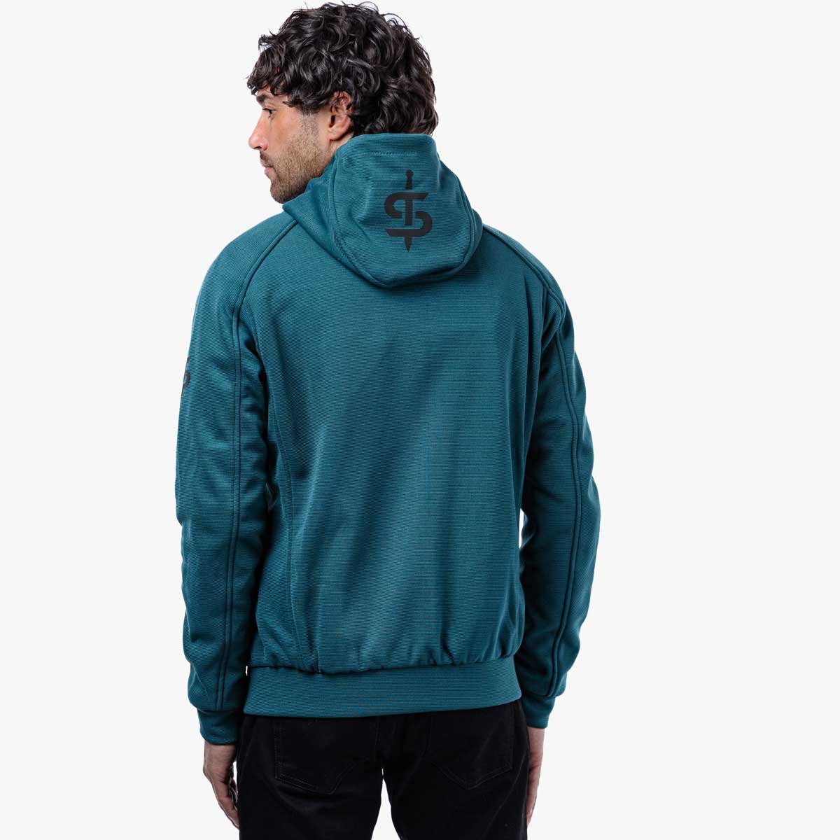 Spada Blade Zip CE Hoodie Coral - Image 4
