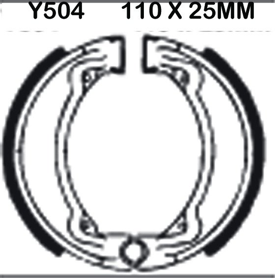 EBC Brake Shoes Y504