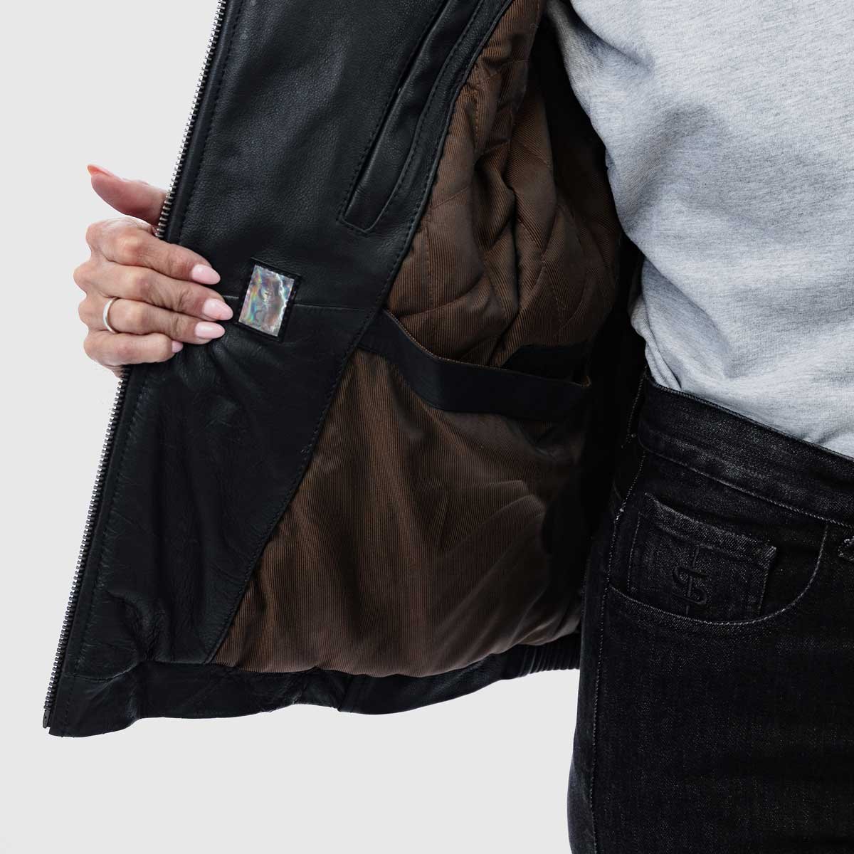 Spada Lancer Leather CE Ladies Jacket Black - Image 20