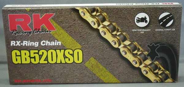 RK GB520XSO/Z1 X 110 CHAIN GOLD [RX]