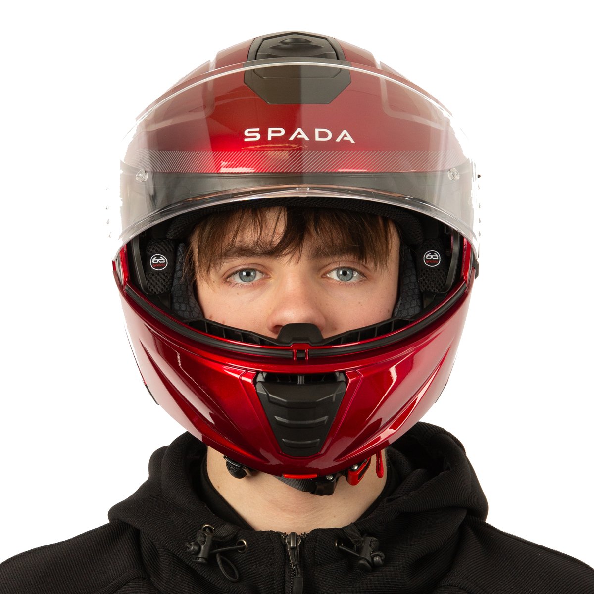 Spada Orion 2 Allure Red/Blue Helmet - Image 7