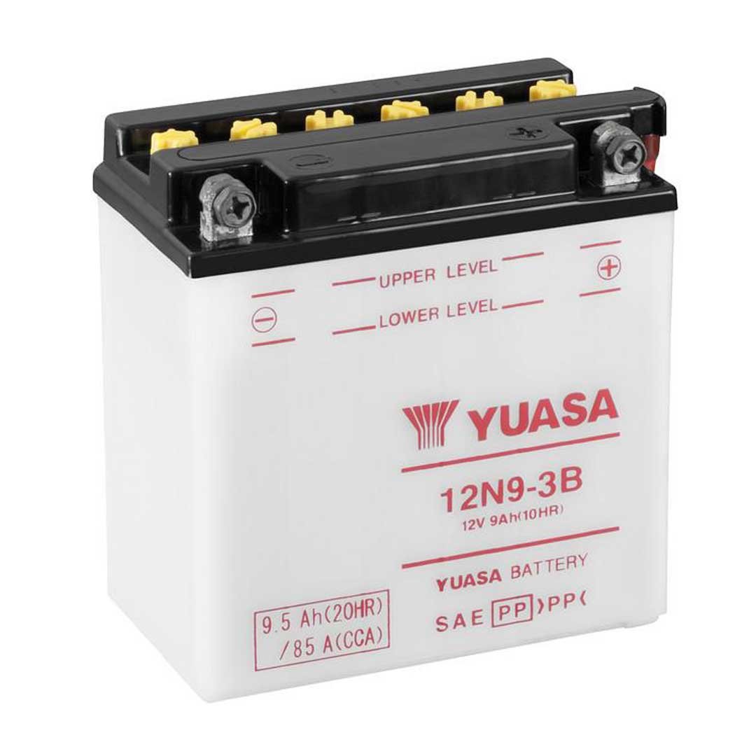 Yuasa Batteries 12N9-3B (CP) With Acid
