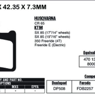 EBC Brake Pads FA602TT