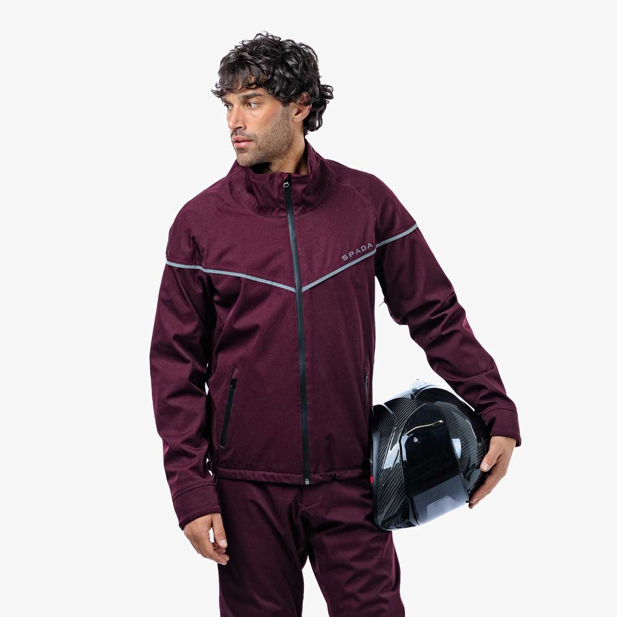 Spada Dash CE Mens Jacket Port Red - Image 16