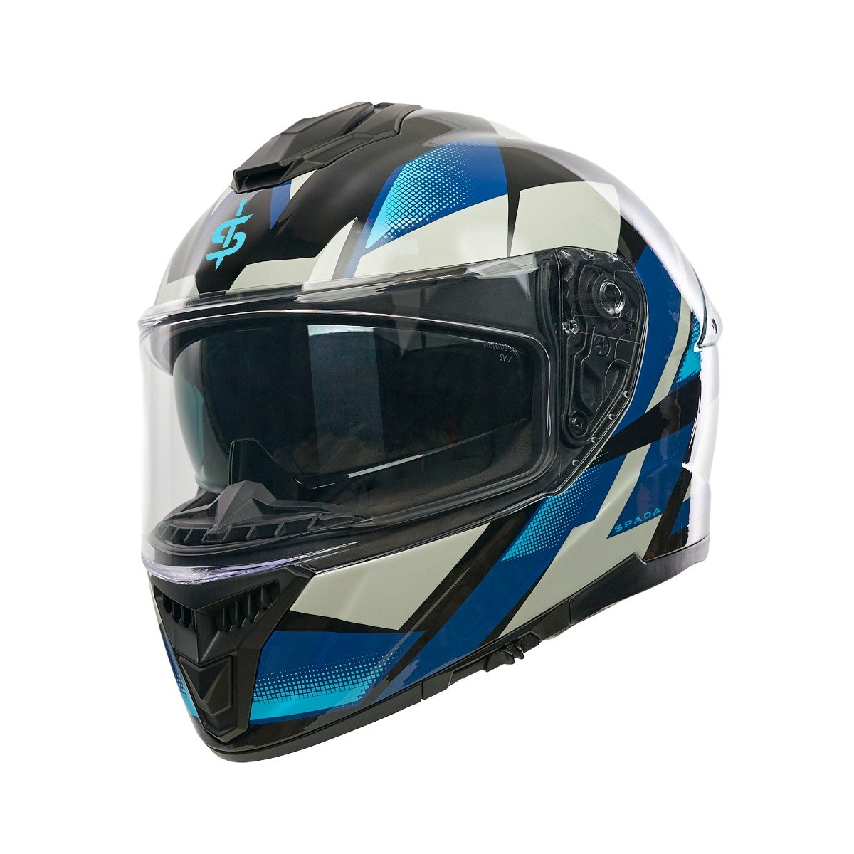 Spada Blade Sabre Blue/Black/Grey Helmet - Image 2