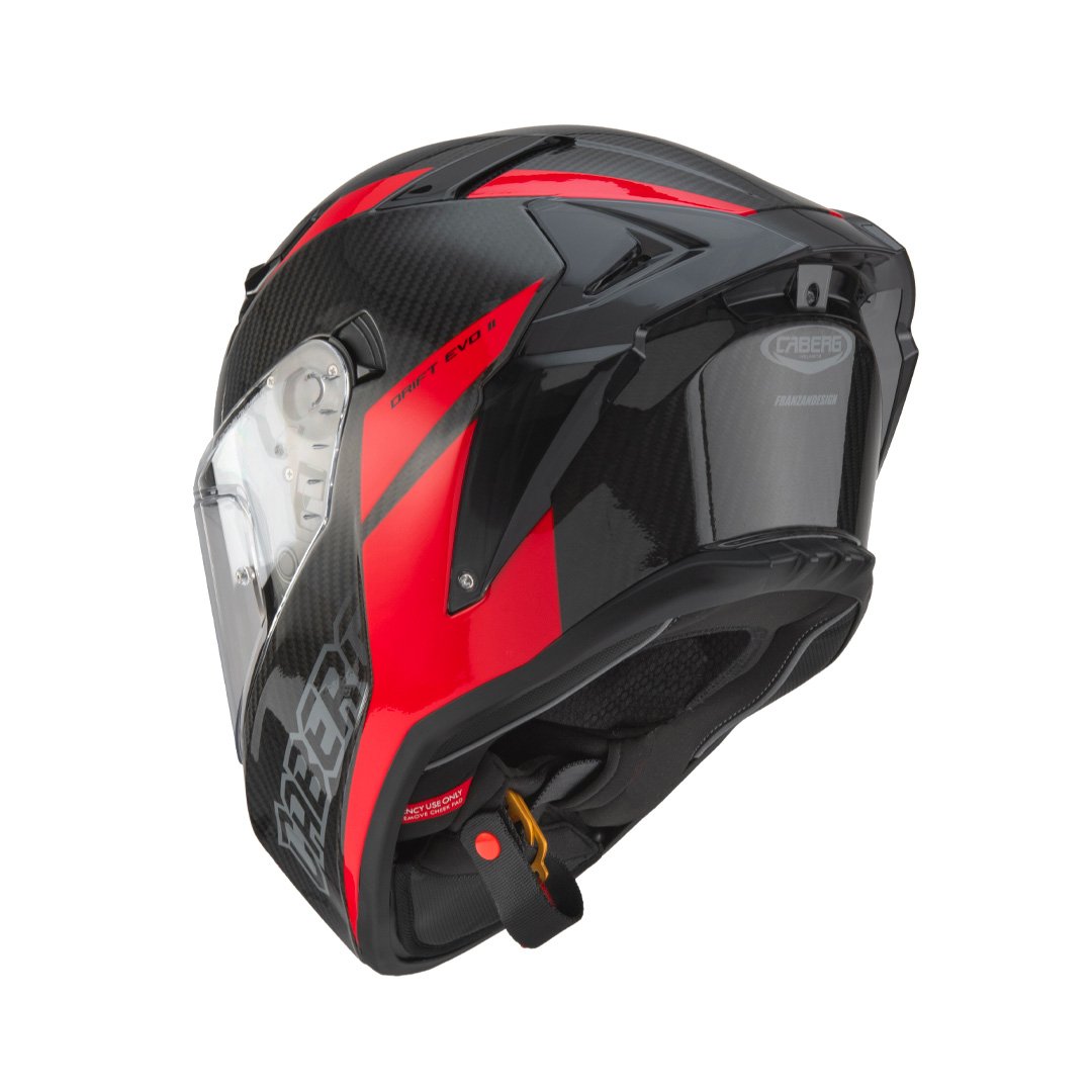 Caberg Drift Evo II Carbon Nova Red Helmet - Image 5