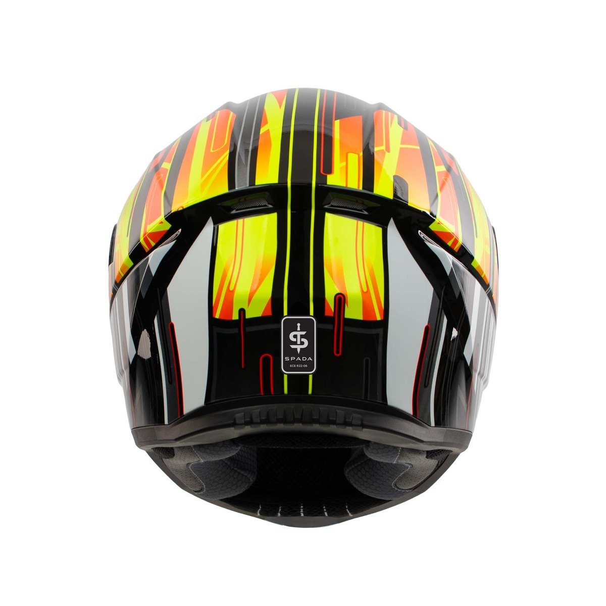 Spada Raiden 3 Cyclone Yellow Helmet - Image 5