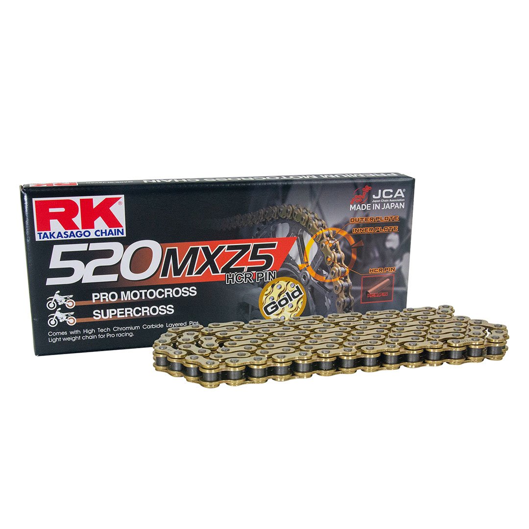 RK GB520MXZ5 X 120 CHAIN GOLD