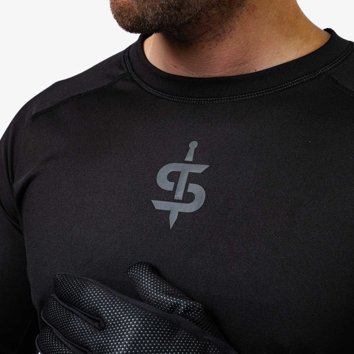 Spada Crucible Baselayer Crew LS Black - Image 5