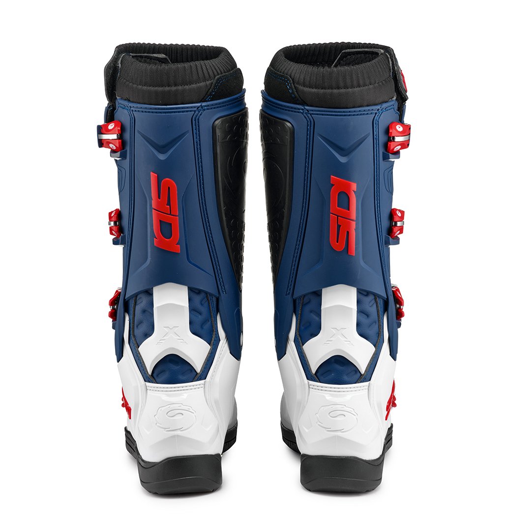 Sidi X-Power SC CE Boots White/Navy/Red - Image 4