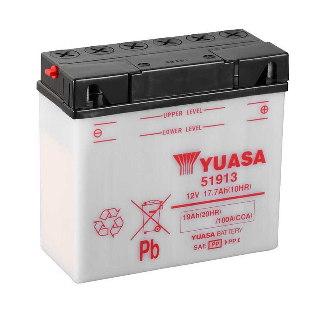 Yuasa Batteries 51913 (CP) With Acid