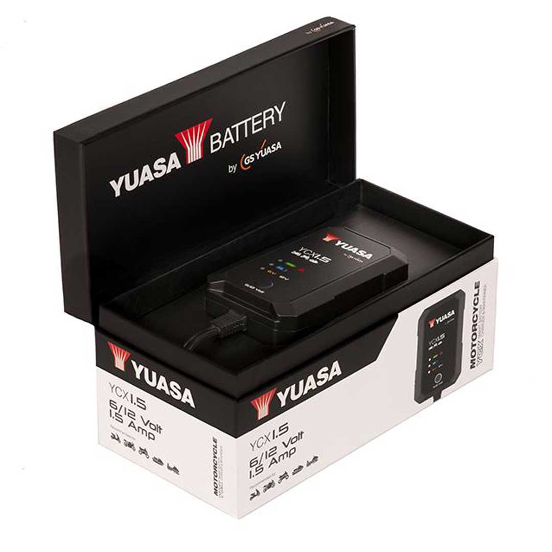 Yuasa battery Charger YC1.5 6/12V 7-Stage