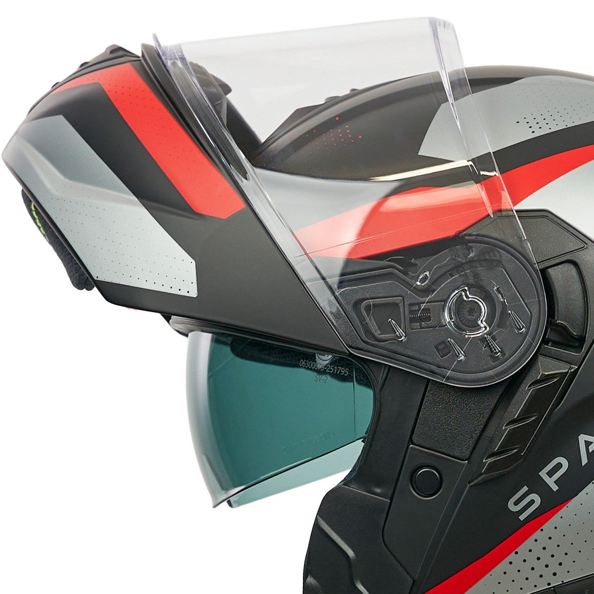 Spada Orion 2 Geo Camo Matt Red Helmet - Image 7