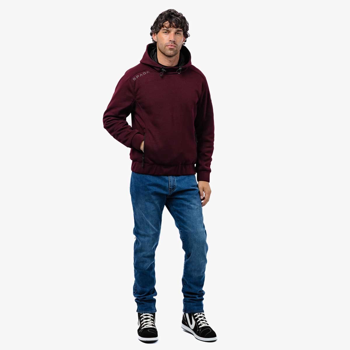 Spada Blade CE Hoodie Port Red - Image 3