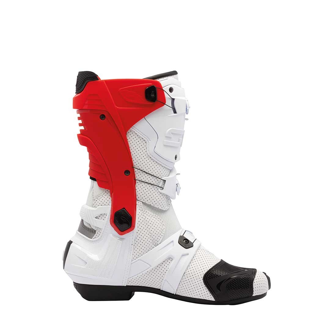 Sidi Rex Air CE Boots White/Red - Image 3