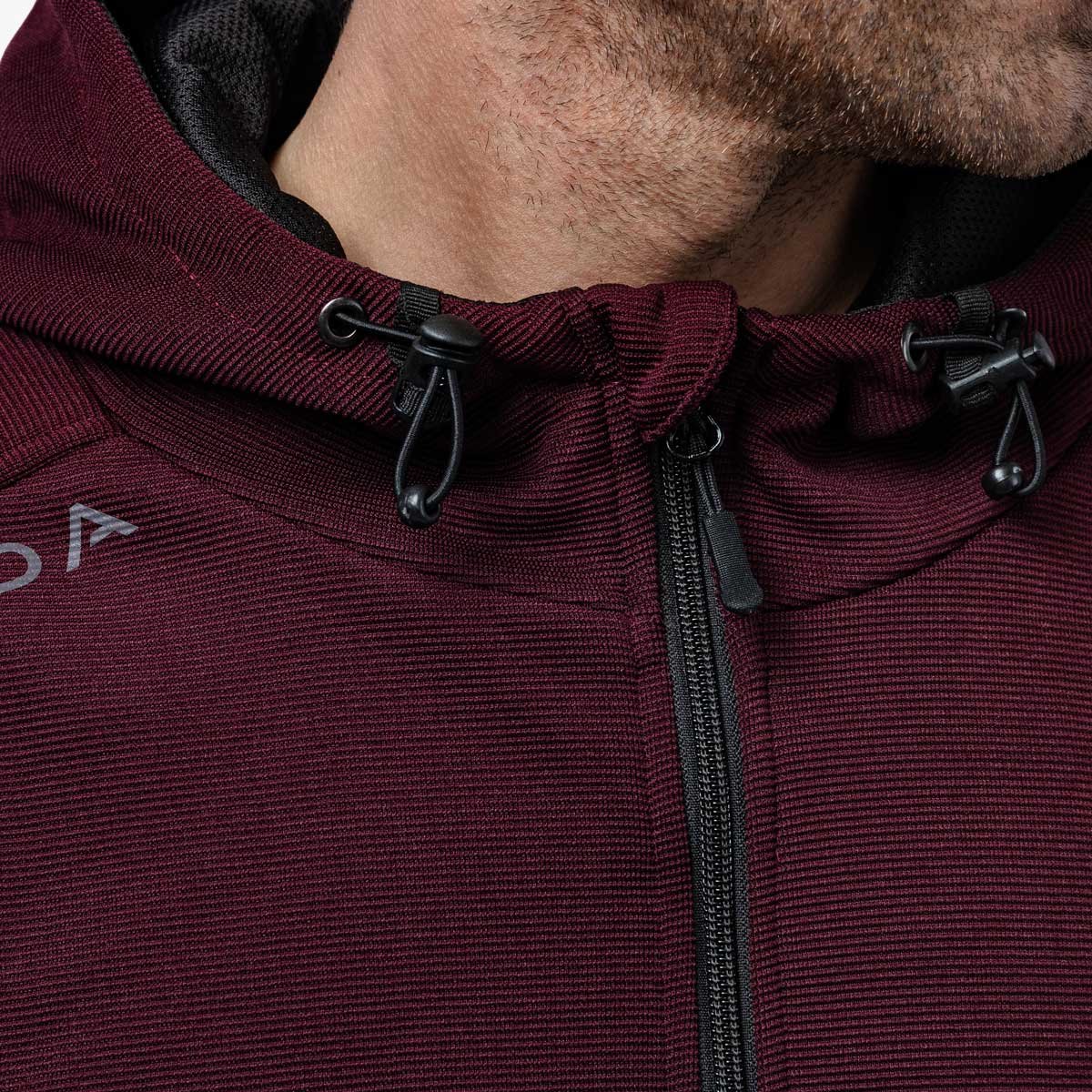 Spada Blade Zip CE Hoodie Port Red - Image 7