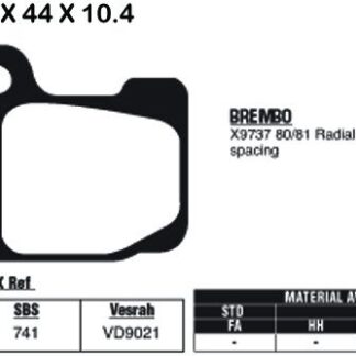 EBC Brake Pads EPFA295HH