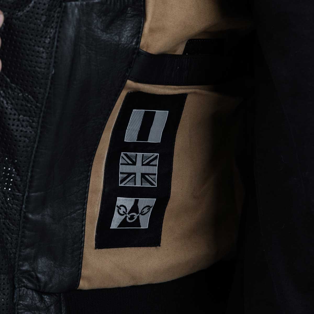 Spada Turbine CE Leather Bomber Jacket Black - Image 6