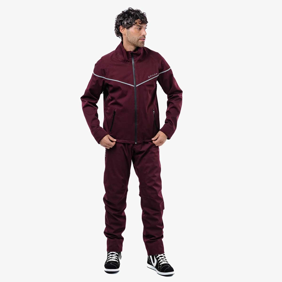 Spada Dash CE Mens Jacket Port Red - Image 3