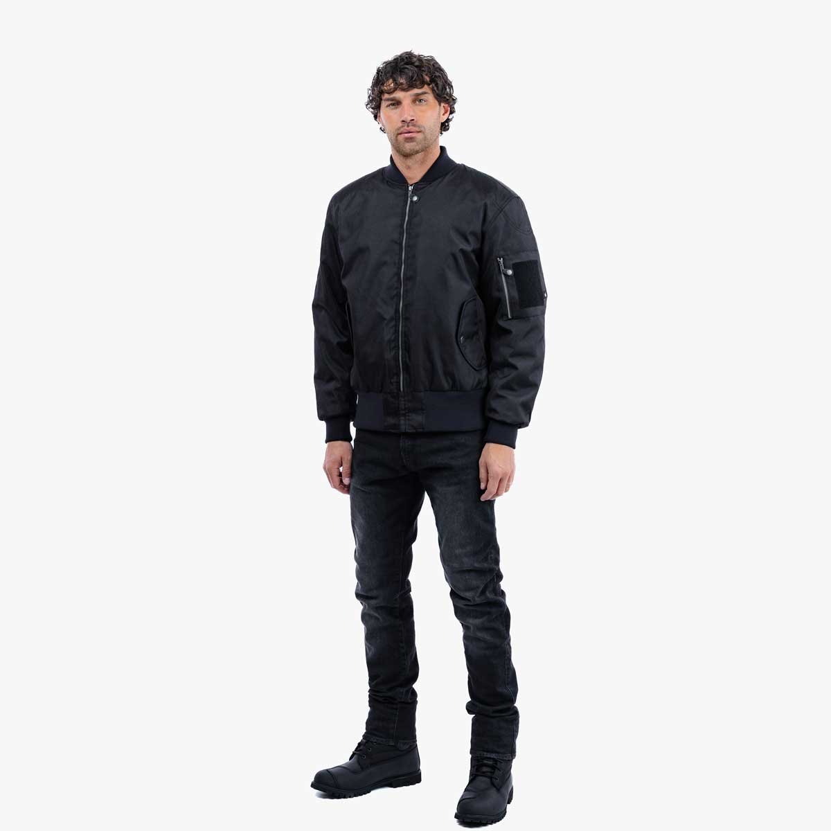 Spada Airforce MA1 CE WP Bomber Jacket Black - Image 10