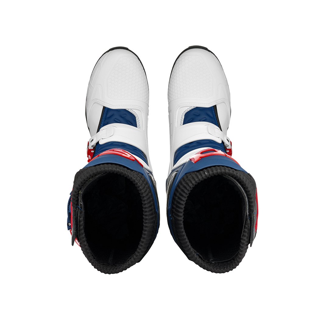 Sidi X-Power SC CE Boots White/Navy/Red - Image 6