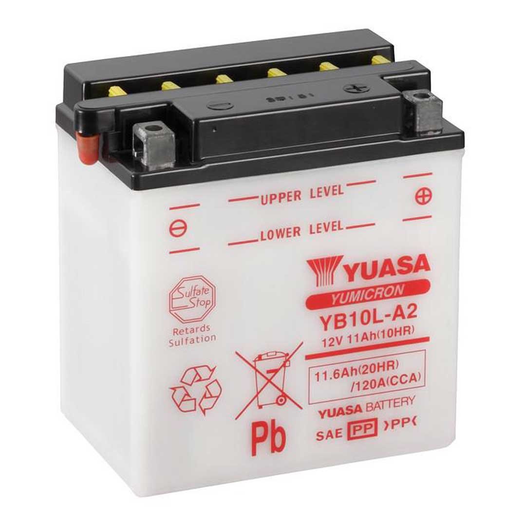 Yuasa Batteries YB10L-A2 (CP) With Acid