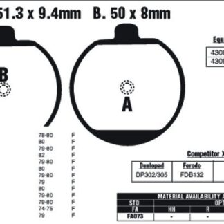 EBC Brake Pads FA073