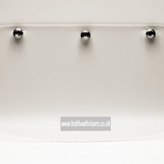 Bob Heath Visors 5 Stud Long Wrap Round Clear