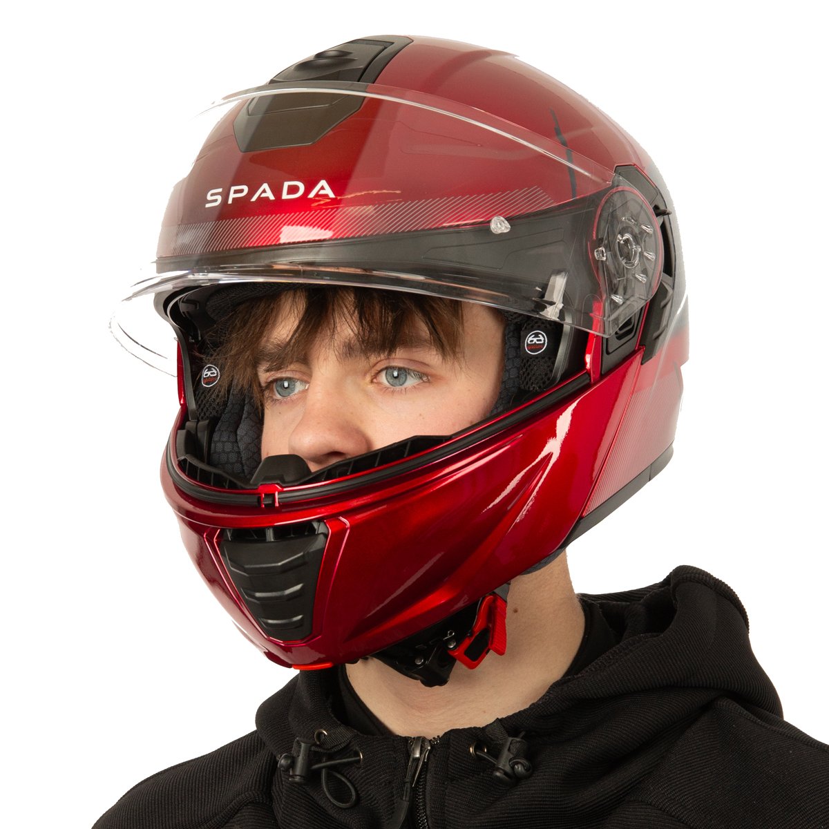 Spada Orion 2 Allure Red/Blue Helmet - Image 8