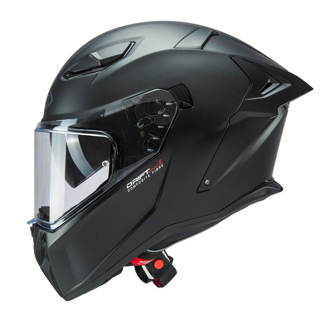 Caberg Drift Evo II Matt Black Full Face Motorcycle Helmet - Image 2