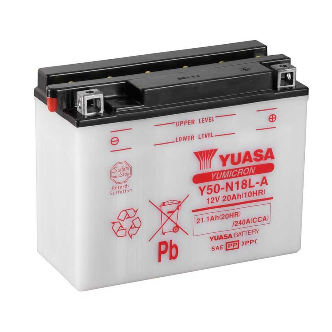 Yuasa Batteries Y50-N18L-A (CP) With Acid
