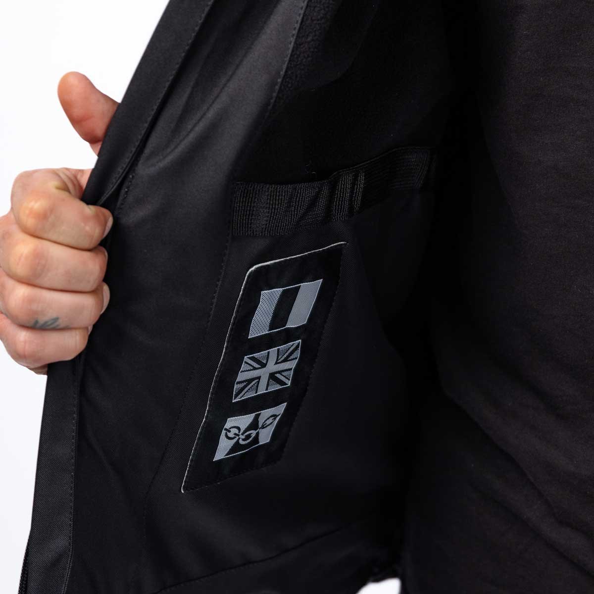 Spada Tino CE WP Quilted Jacket Black/Coral - Image 9