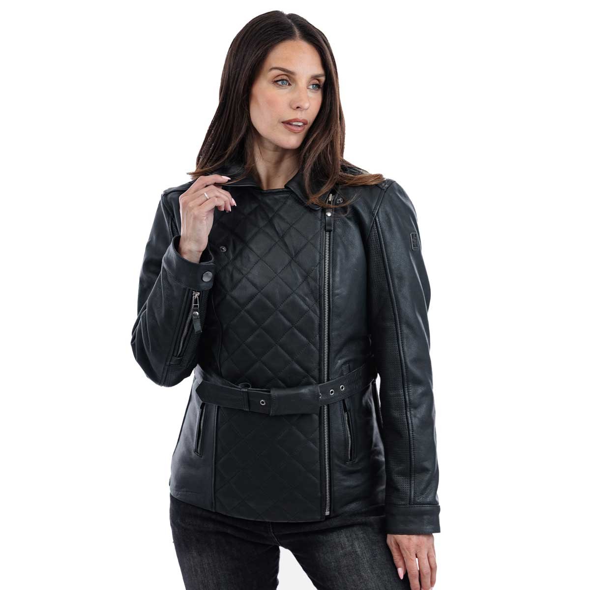 Spada Lancer Leather CE Ladies Jacket Black - Image 5
