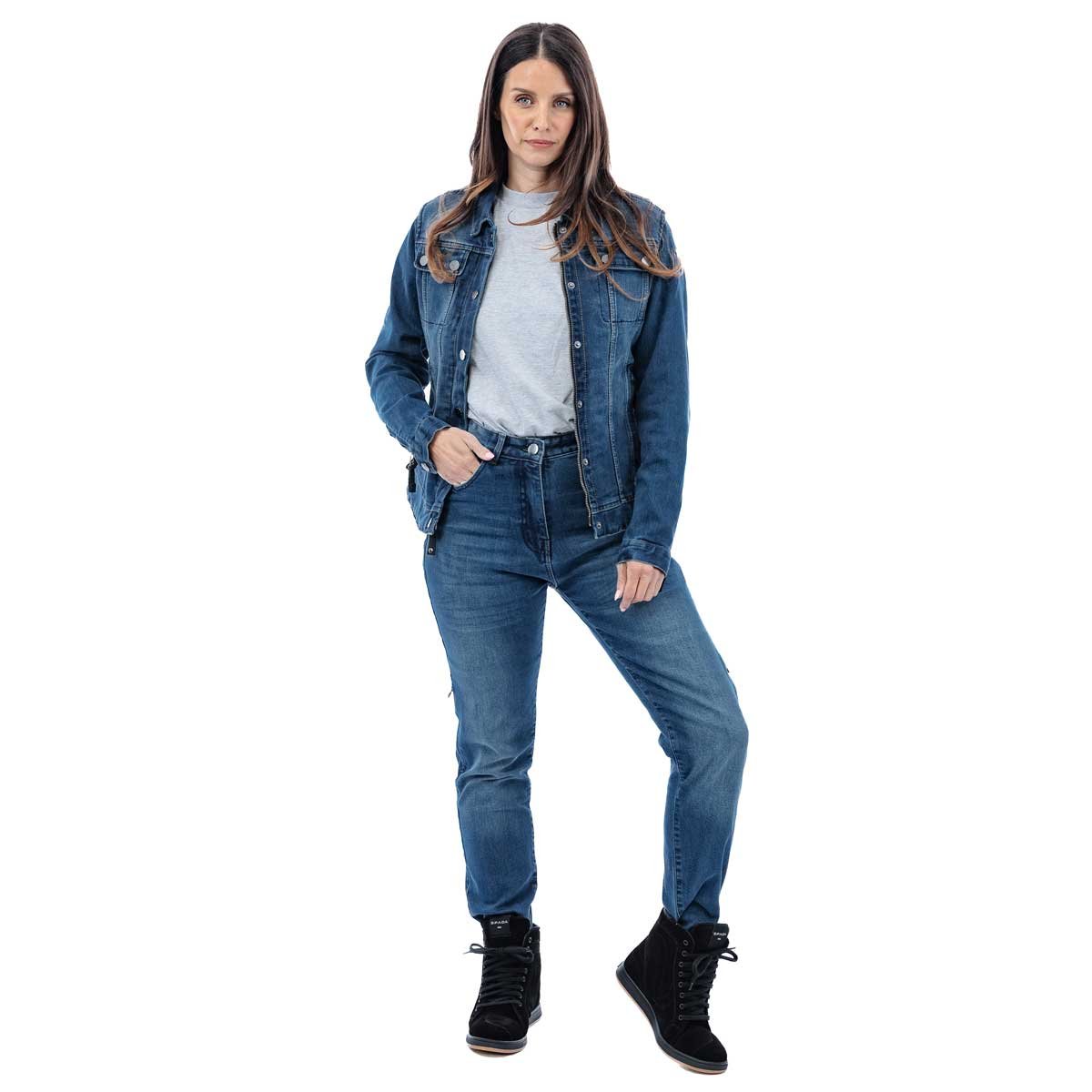 Spada Tura Trucker CE Ladies Washed Blue - Image 6