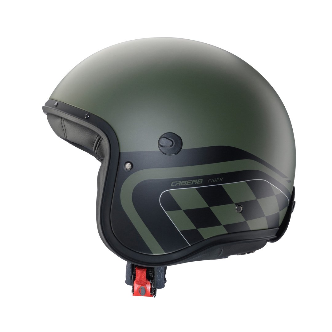 Caberg Freeride X Daytona Matt Military Green/Black/Silver Helmet - Image 2