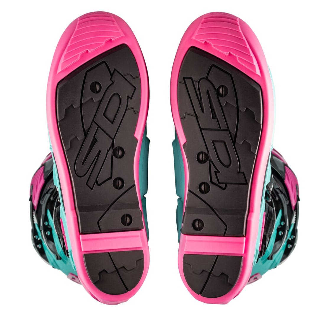 Sidi Crossfire 3 SRS CE Boots Black/Mint/Pink - Image 5