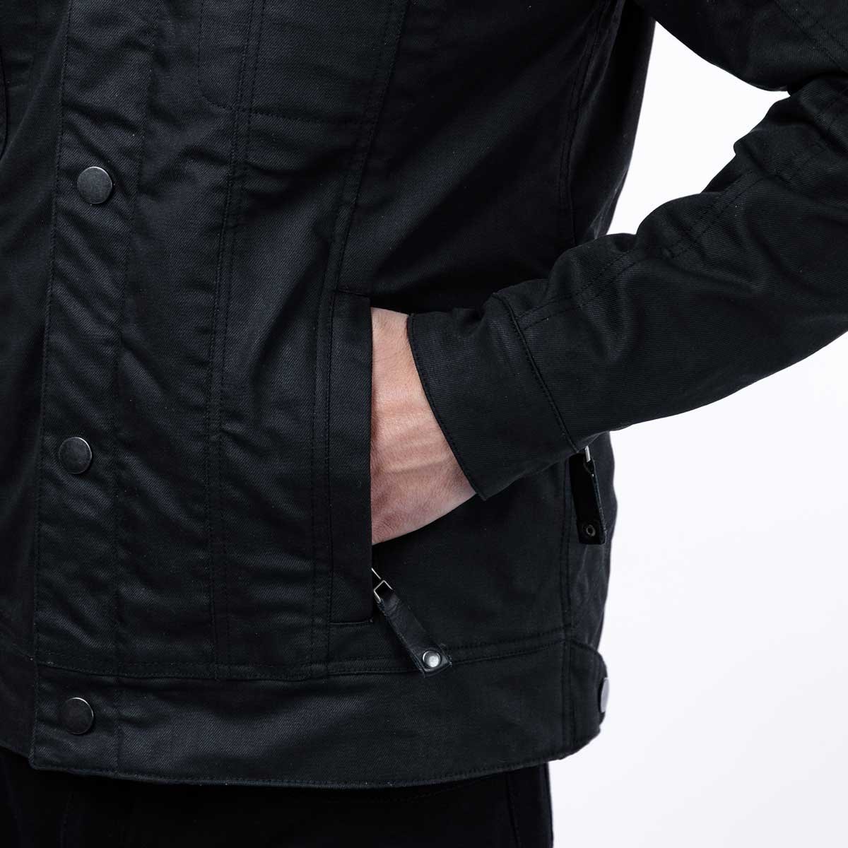 Spada Temper Trucker CE Jacket Black/Tan - Image 10